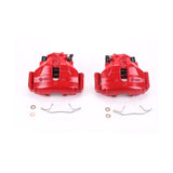 Power Stop 96-99 Audi A4 Front Red Calipers w/Brackets - Pair - S1816