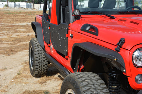 DV8 Offroad 07-18 Jeep Wrangler JK Front & Rear Slim Fenders - FENDB-06