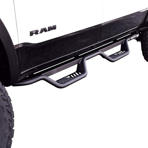 Westin 19-22 Ram 1500 Crew Cab (Excl. 19-22 Ram 1500 Classic) Outlaw Nerf Step Bars - Textured Black - 20-14085