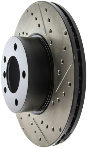 StopTech 9/07-09 BMW 328 Slotted & Drilled Left Front Rotor - 127.34108L