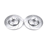 Power Stop 96-04 Audi A4 Front Evolution Drilled & Slotted Rotors - Pair - EBR430XPR