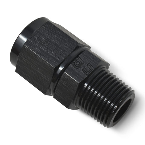 Russell Performance -6 AN Straight Female to 1/8in Male NPT Fitting (Black) - 614215