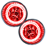 Oracle Lighting 04-15 Nissan Titan Pre-Assembled LED Halo Fog Lights -Red - 8177-003