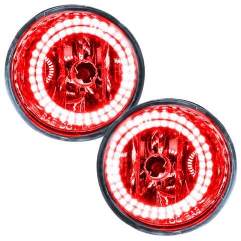 Oracle Lighting 04-15 Nissan Titan Pre-Assembled LED Halo Fog Lights -Red - 8177-003