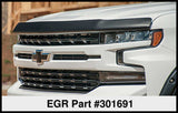 EGR 2019 Chevy 1500 Super Guard Hood Guard - Dark Smoke - 301691