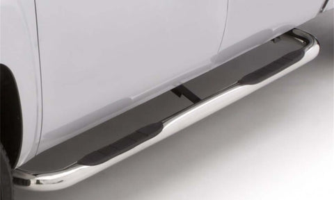 Lund 99-16 Ford F-250 Super Duty Std. Cab 3in. Round Bent SS Nerf Bars - Polished - 22647423