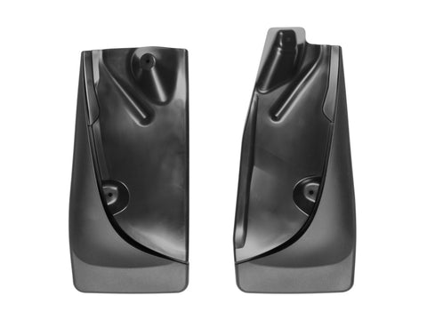 WeatherTech 14+ Jeep Cherokee No Drill Mudflaps - Black (Will Not Fit Trailhawk/ Overland Trim) - 120064