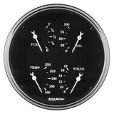 Auto Meter Gauge Quad 5in 0E-90F Elec Old Tyme Black - 1719
