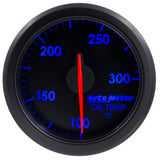 Autometer Airdrive 2-1/6in Oil Temp Gauge 100-300 Degrees F - Black - 9140-T