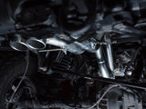 AWE Tuning 22-24 Ford Bronco Raptor 4WD Dual BashGuards Cat-Back SwitchPath Exhaust (No Tips) - 3025-31327