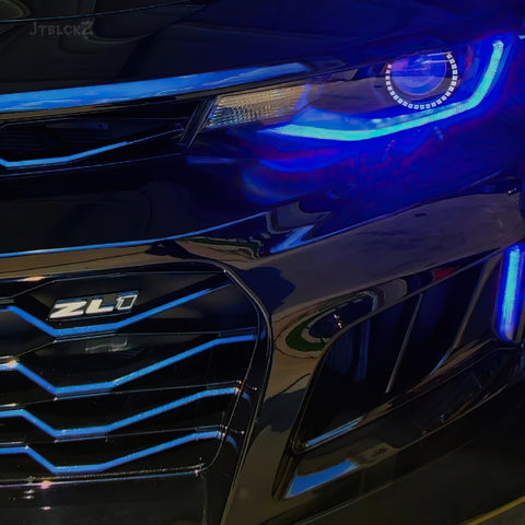Oracle 16-18 Chevy Camaro RGB+W Headlight DRL Upgrade Kit - ColorSHIFT w/ 2.0 Controller - 1345-333