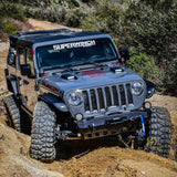 Westin 18-20 Jeep Wrangler JL 2dr LED Hood Scoops - Textured Black - 62-41115