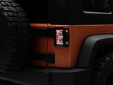Raxiom 07-18 Jeep Wrangler JK Axial Series Vision LED Tail Lights- Blk Housing (Clear Lens) - J130809