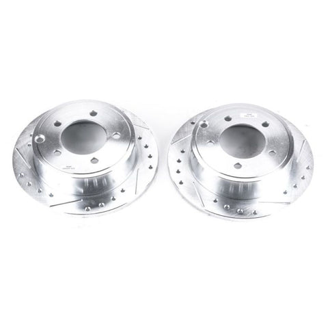 Power Stop 11-14 Chrysler 200 Rear Evolution Drilled & Slotted Rotors - Pair - AR8370XPR