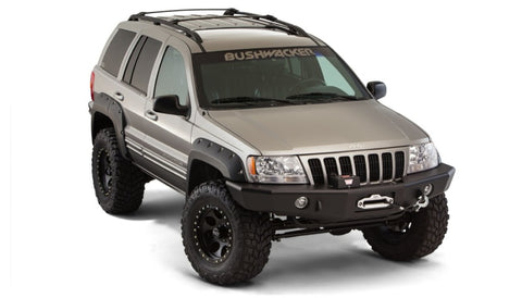 Bushwacker 99-04 Jeep Grand Cherokee Cutout Style Flares 4pc - Black - 10926-07
