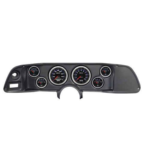 Autometer Cobalt 70-78 Camaro Dash Kit 6pc Tach / MPH / Fuel / Oil / WTMP / Volt - 7022-CB
