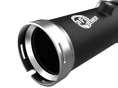 aFe BladeRunner Intercooler Hot & Cold Side Tubes Combo 20-21 GM Trucks 3.0L (td) - Black - 46-20454-B