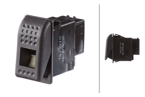 Hella Momentary Switch Spst W/Loc Light - 007832191