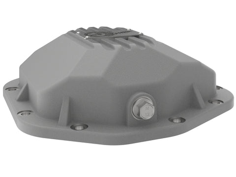 aFe 97-18 Jeep Wrangler TJ/JK Dana 44 Street Series Differential Cover w/ Machined Fins - Raw - 46-71110A