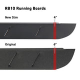 Go Rhino RB10 Slim Running Boards - Universal 73in. - Tex. Blk - 630073SPC