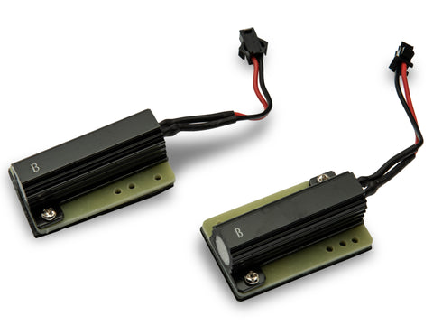 Raxiom 07-18 Jeep Wrangler JK Axial Series LED Front Turn Signals (Smoked) - J119943