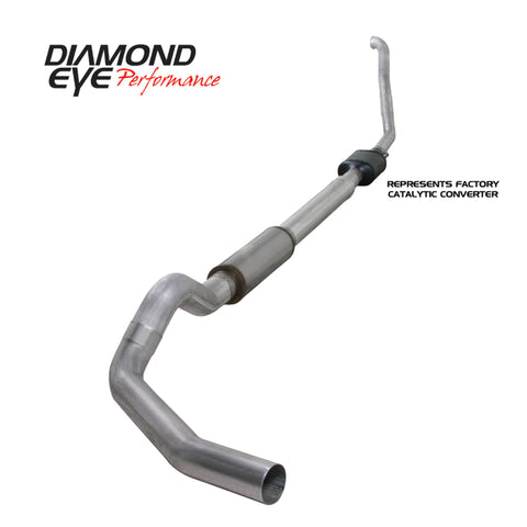 Diamond Eye KIT 5in TB SGL AL: 94-97 FORD 7.3L F250/F350 PWRSTROKE NFS W/ CARB EQUIV STDS - K5314A