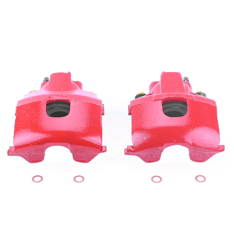 Power Stop 99-04 Chrysler 300M Front Red Calipers w/o Brackets - Pair - S4642