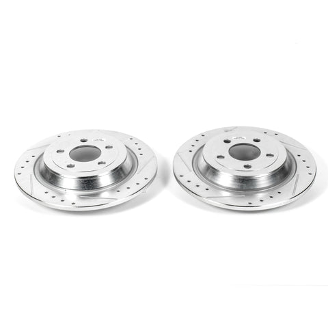 Power Stop 15-17 Ford F-150 Rear Evolution Drilled & Slotted Rotors - Pair - AR85164XPR
