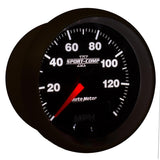 Autometer Sport-Comp II 3-3/8in 0-140MPH In-Dash Electronic GPS Programmable Speedometer - 3680