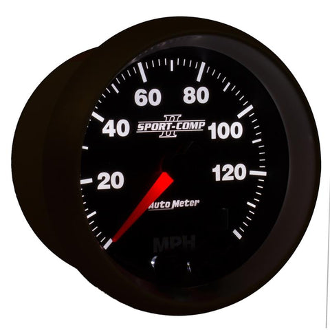 Autometer Sport-Comp II 3-3/8in 0-140MPH In-Dash Electronic GPS Programmable Speedometer - 3680