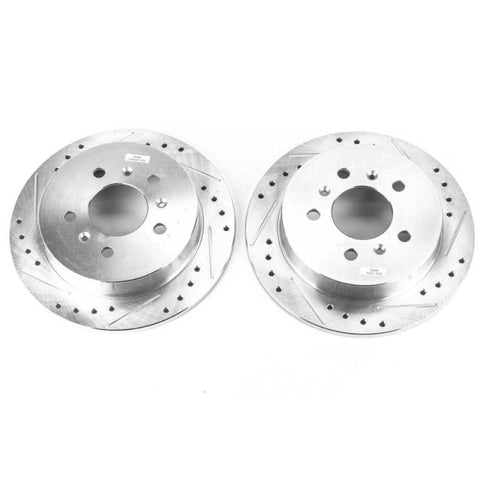 Power Stop 08-09 Buick Allure Rear Evolution Drilled & Slotted Rotors - Pair - AR82111XPR