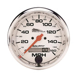 Autometer Pro-Cycle Gauge Speedo 3 3/4in 160 Mph Elec White - 19355
