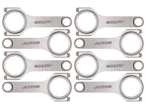 Manley Chevy Big Block 6.385in H Beam Connecting Rod Set (Set of 8) - 14062R-8