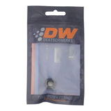 DeatschWerks 6AN ORB Male Plug Fitting with 1/8in NPT Gauge Port - Anodized Matte Black - 6-02-0730-B