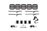 Diode Dynamics SS5 Pro Universal CrossLink 5-Pod Lightbar - White Combo - DD7242