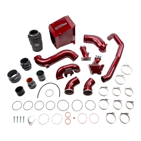 Wehrli 06-07 Chevrolet Duramax 6.6L LBZ Stage 2 High Flow Intake Bundle Kit - Candy Red - WCF100437-CR