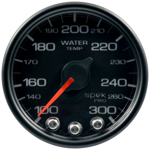 Autometer Spek-Pro - Nascar 2-1/16in Water Temp 100-300F Bcb Ecu - P54632