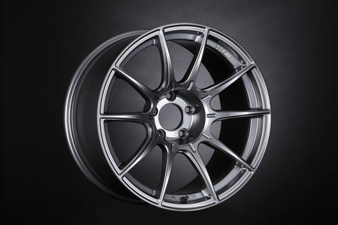 SSR GTX01 17x7 5x100 50mm Offset Dark Silver Wheel - XA17700+5005CDK
