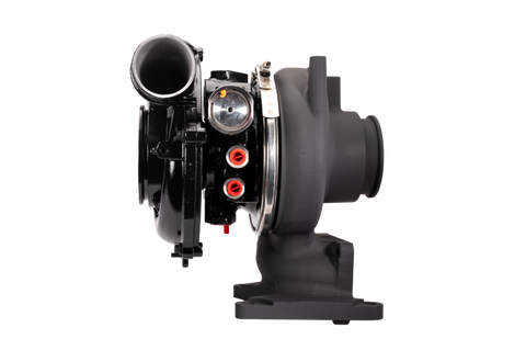 Fleece Performance 04.5-10 Chevy Duramax (LLY/LBZ/LMM) 63mm STREET VNT Cheetah Turbo w/ HX40 Outlet - FPE-VNT63-STREET