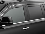 WeatherTech 2015+ Chevrolet Suburban Front and Rear Side Window Deflectors - Dark Smoke - 84750