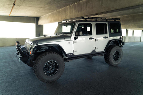 DV8 Offroad 07-18 Jeep Wrangler JK Slim Fender Flares - FDJK-07