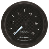 Autometer GT Series 52mm Full Sweep Electronic 8:1-18:1 AFR Wideband Air/Fuel Ratio Analog - 8070