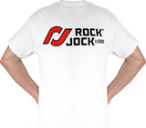 RockJock T-Shirt w/ RJ Logo and Horizontal Stripes on Front Gray XXL - RJ-711010-XXL