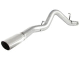 aFe Atlas Exhaust 5in DPF-Back Al Steel 11-13 GM Diesel Trucks V8-6.6L (td) LML (Pol Tip) - 49-04041-P