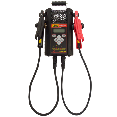 Autometer Handheld Electrical System Analyzer w/120 Amp Load for 6V/12V Applications - BVA-260