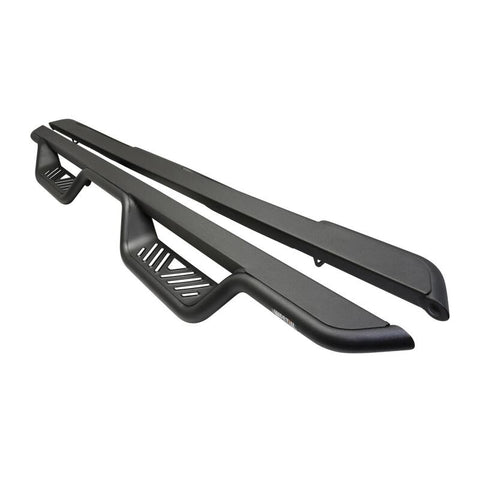 Westin 14-18 Chevrolet Silverado/GMC Sierra Crew Cab Outlaw Nerf Step Bars (Excl. Diesel) -Text. Blk - 20-13725