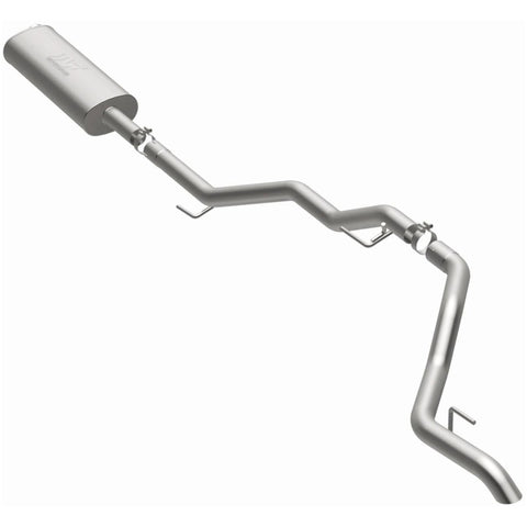MagnaFlow 2020 Jeep Gladiator 2.5in Rock Crawler Series Single Rear Exit SS Cat-Back Exhaust w/o Tip - 19486