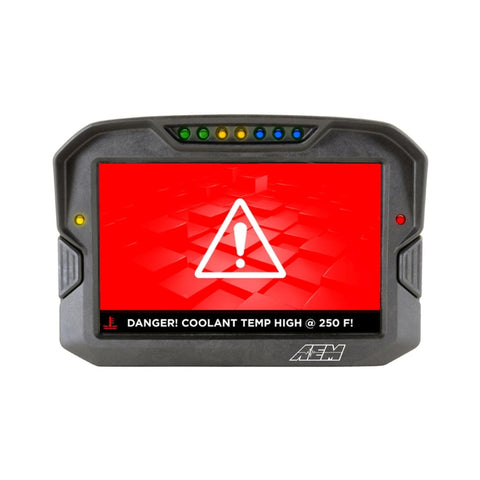 AEM CD-7 Non Logging Race Dash Carbon Fiber Digital Display (CAN Input Only) - 30-5700