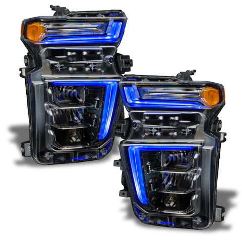 Oracle 20-21 Chevy Silverado 2500 RGB+W Headlight DRL Kit - w/ Simple Controller - 1452-504