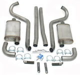 JBA 65-70 Ford Mustang 260-428 409SS Dual Turn Down Header Back Exhaust - 40-2650